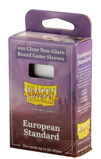 Dragon Shield Sleeves Clear - European Standard (59x92mm)