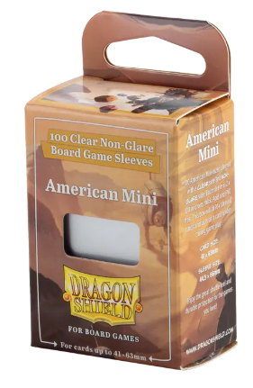 Dragon Shield Protège-cartes Transparent - Format américain Mini (41x63mm)